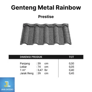 Genteng Metal Rainbow di Medan